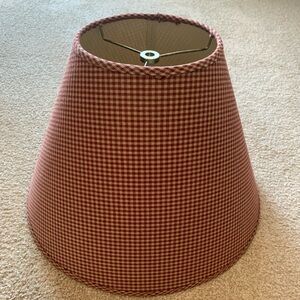 Checkered lampshade